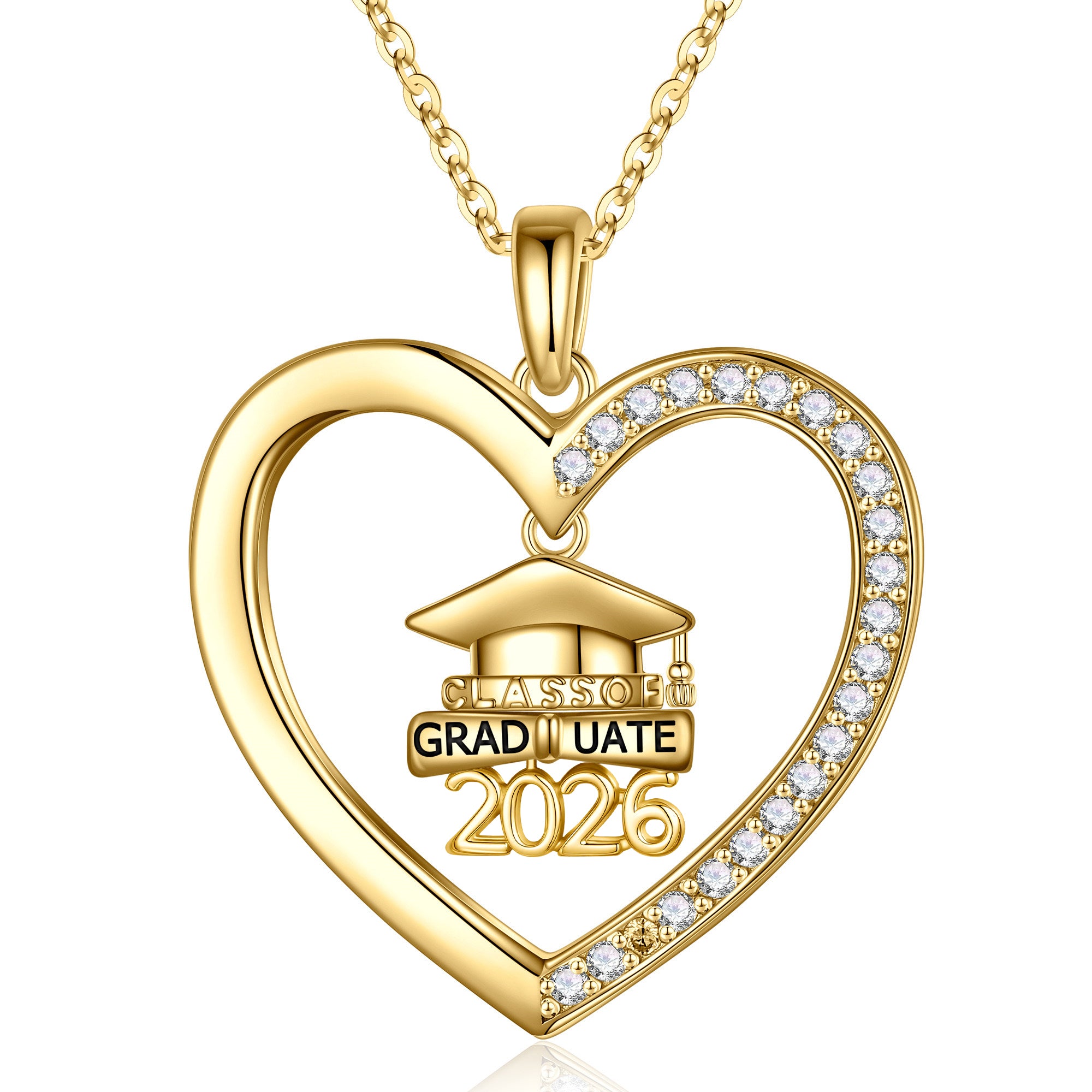 Iefil Graduation Gifts for Her 2026 College, 925 Sterling Silver Rose Heart December Tanzanite Blue Birthstone necklace for women, Inspirational Graduation High School Graduate Gift for Best Friend