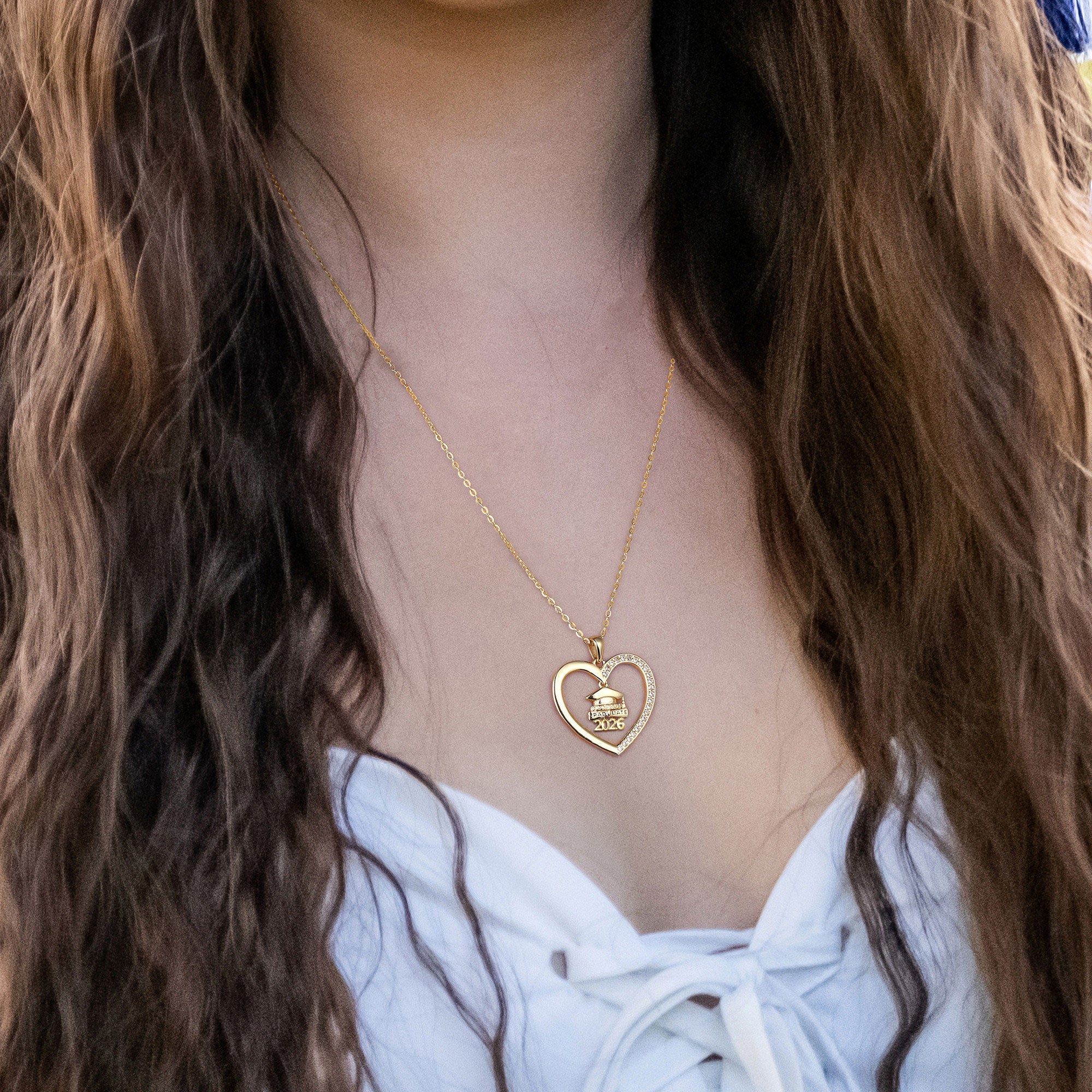 Iefil Graduation Gifts for Her 2026 College, 925 Sterling Silver Rose Heart December Tanzanite Blue Birthstone necklace for women, Inspirational Graduation High School Graduate Gift for Best Friend